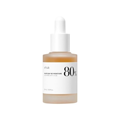 ANUA Heartleaf 80% Soothing Ampoule -  nyugtató arcápoló ampulla  30ml