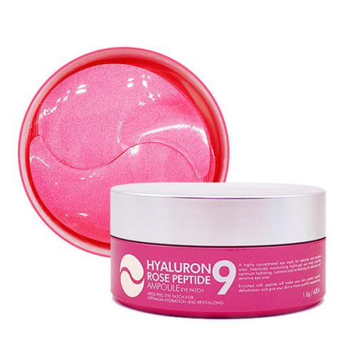 MEDI-PEEL - Hyaluron Rose Peptide 9 Ampoule Eye Patch -  Szemtapasz rózsakivonattal és hialuronsavval 60db