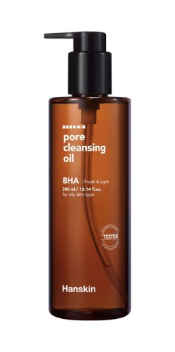 Hanskin Pore Cleasing Oil - Pórustisztító arclemosó olaj BHA-val 300ml