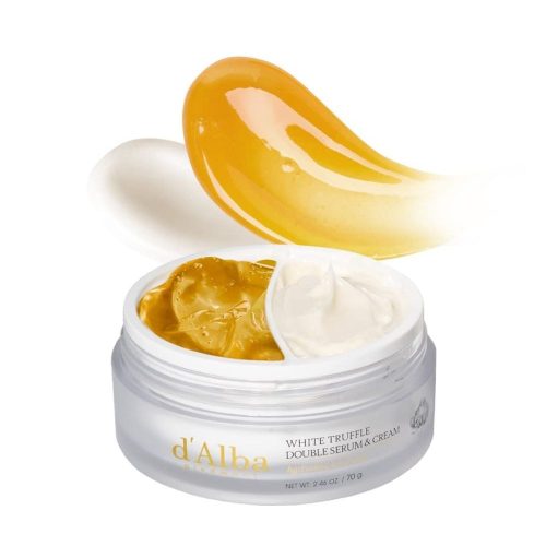 D'ALBA White Truffle Double Serum & Cream - Hidratáló és ránctalanító krém+szérum 70g