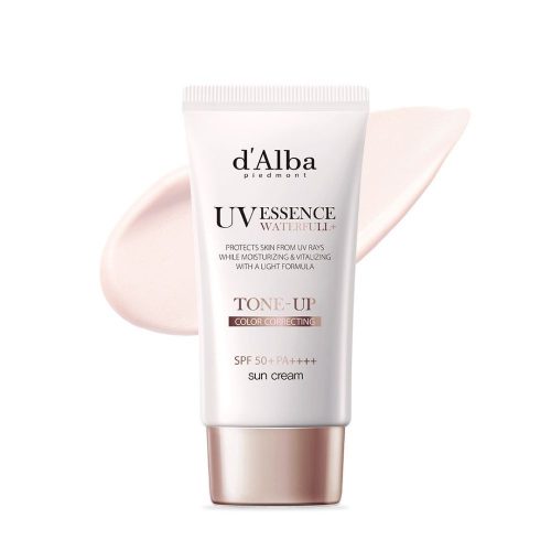 D'ALBA Waterfull Tone-Up Sun Cream - Színezett vízálló fényvédő 50ml