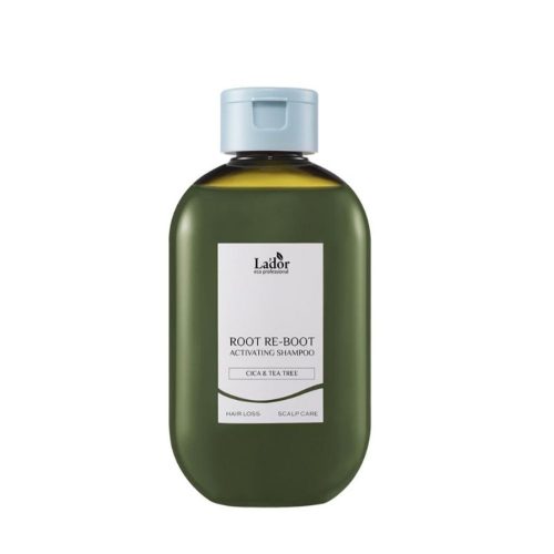 LADOR Root Re-Boot Activating Shampoo (Cica & Tea Tree) - Frissítő sampon zsíros, érzékeny fejbőrre 300ml