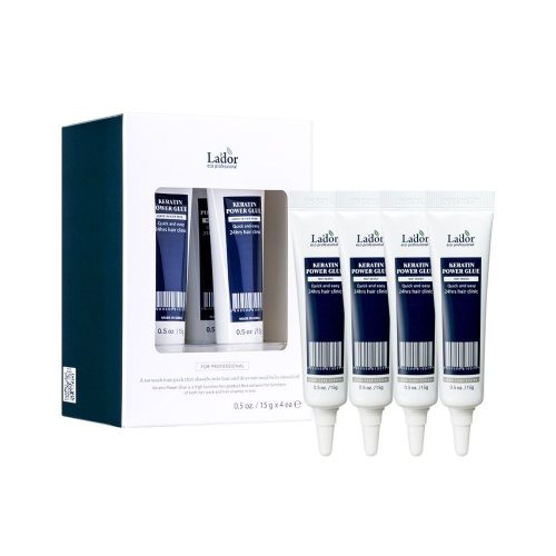 LADOR Keratin Power Glue - Szérum a töredezett hajvégek ápolására 4x15g