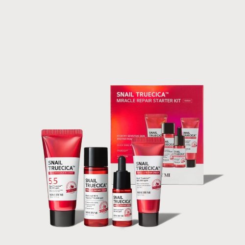 SOMEBYMI Snail TrueCICA Miracle Repair Starter Kit - érzékeny, problémás bőrre utazó szett