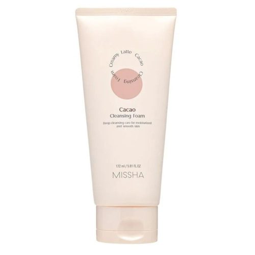 MISSHA Creamy Latte Cleansing Foam Cacao - Feszesítő, krémes arctisztító hab 172ml
