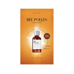   MISSHA Bee Pollen Ampouler Sheet Mask propoliszos bőrélénkítő fátyolmaszk 1db