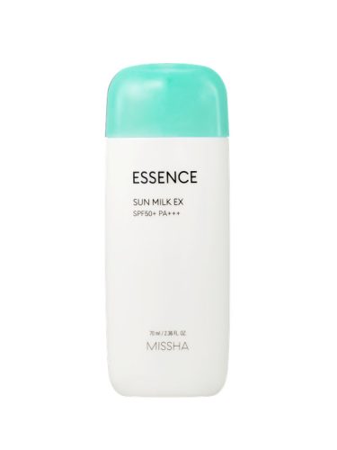 MISSHA All Around Safe Block Essence Sun Milk SPF50+  - fényvédő tej arcra 70ml