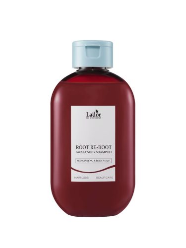 LADOR Root Re-Boot Awakening Shampoo - hajserkentő sampon vörös ginzenggyökér-kivonattal és sörélesztővel 300ml