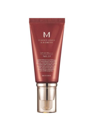 Missha - M Perfect Cover BB Cream 27 Honey Beige SPF42/PA++ - BB Krém - 27 Honey Beige - 50ml