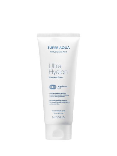 MISSHA Super Aqua Ultra Hyalron Cleansing Cream - Krémes arctisztító 200ml