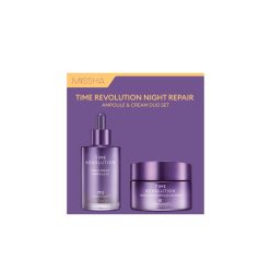   MISSHA Time Revolution Night Repair Duo Set - Ampoule & Cream - Anti-aging éjszakai szett 50+50ml