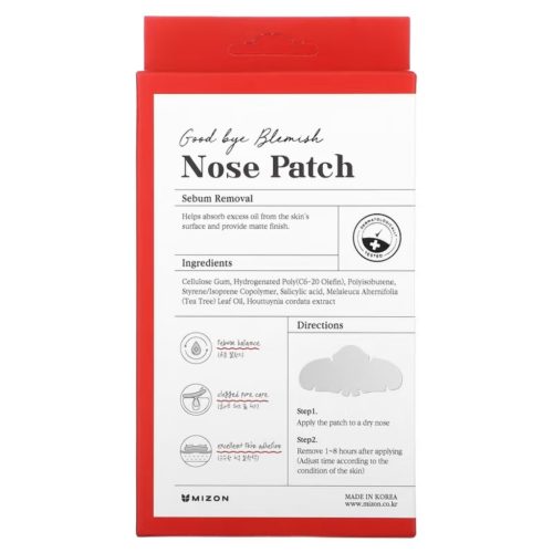 MIZON Good Bye Blemish Nose Pack 10 db - bőrnyugtató tapasz pattanásos bőrre