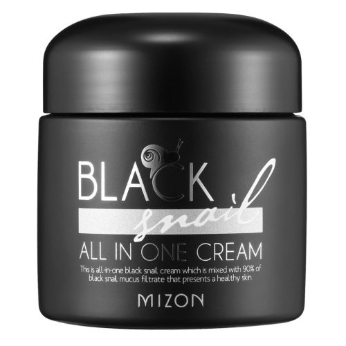 MIZON Black Snail All In One Cream - hidratáló krém afrikai feketecsiga-nyálka kivonattal 75ml