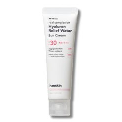   HANSKIN Real Complexion Hyaluron Relief Water Sun Cream SPF30 PA++++  - Vízálló fényvédő 50ml