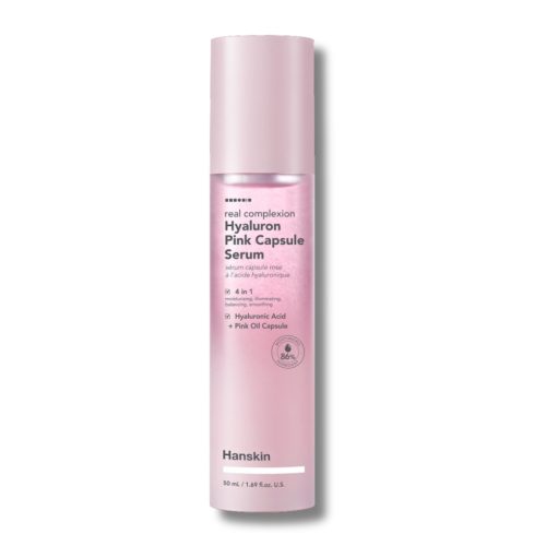 HANSKIN Real Complexion Hyaluron Pink Capsule Serum - Hidratáló szérum hialuronsavval 50ml
