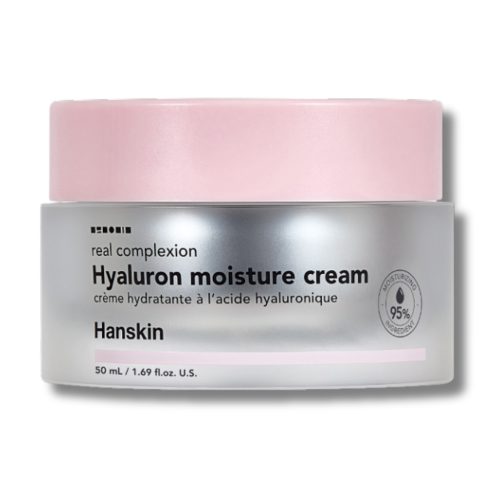 HANSKIN Real Complexion Hyaluron Moisture Cream - Hidratáló arckrém hialuronsavval 50ml