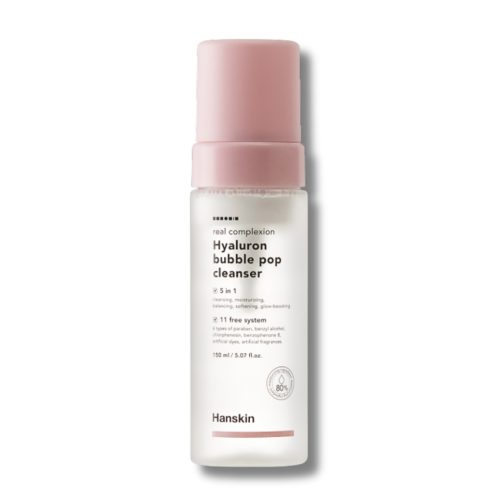 HANSKIN Real Complexion Hyalurion Bubble Pop Cleanser - Hialuronsavas arclemosó 150ml