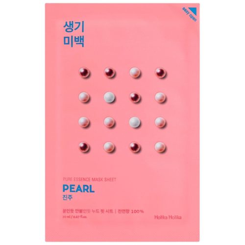 HOLIKA HOLIKA Pure Essence Mask Sheet Pearl - Gyöngy kivonatos, ragyogást fokozó fátyolmaszk 1db