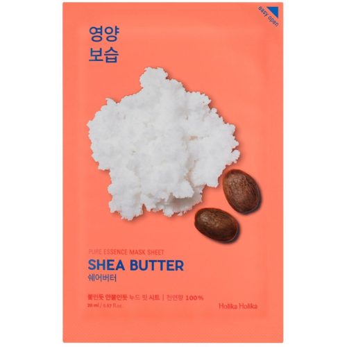 HOLIKA HOLIKA Pure Essence Mask Sheet Shea Butter - shea vajas mélyhidratáló fátyolmaszk 1db