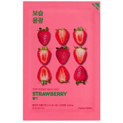   HOLIKA HOLIKA Pure Essence Mask Sheet Strawberry  - Eperkivonatos fehérítő fátyolmaszk 1db