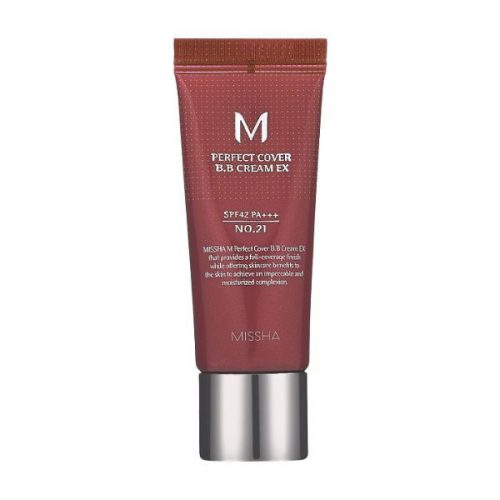 Missha - M Perfect Cover BB Cream 23 Natural Beige SPF42/PA++ - Fedő BB Krém - 23 Natural Beige - 20ml