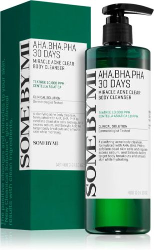 Some By Mi Aha-Bha-Pha 30 Days Miracle Acne Clear Body Cleanser habos tisztító gél 400ml