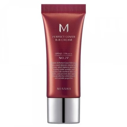 Missha - M Perfect Cover BB Cream 27 Honey Beige SPF42 /PA++ - BB Krém - 27 Honey Beige - 20ml